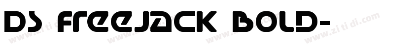 DS FreeJack Bold字体转换